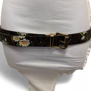Michael Kors Floral Reversible Belt